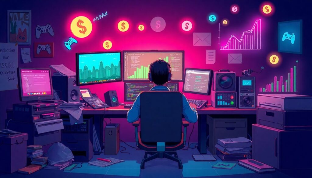 How to build wealth with a side business aligned with gaming - иллюстрация