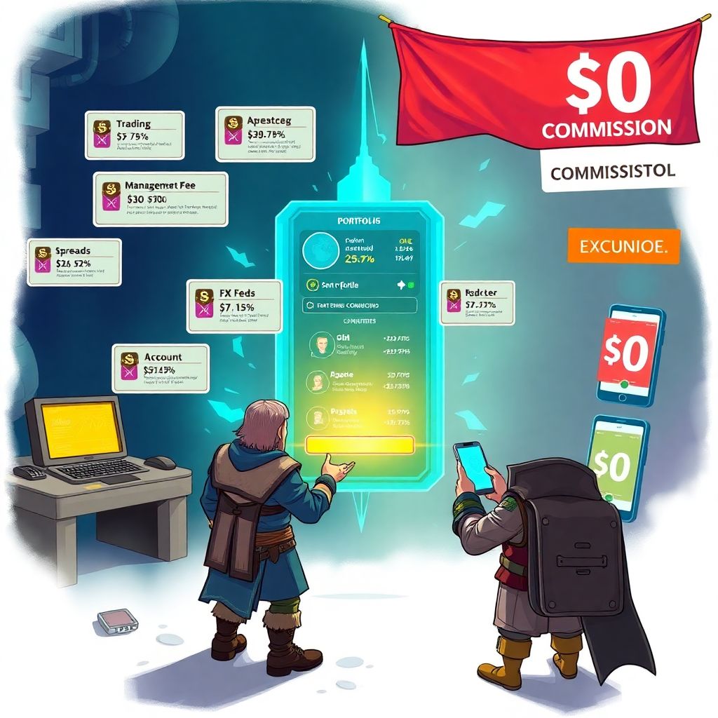 A gamer’s guide to investment fees and commissions in real-world markets