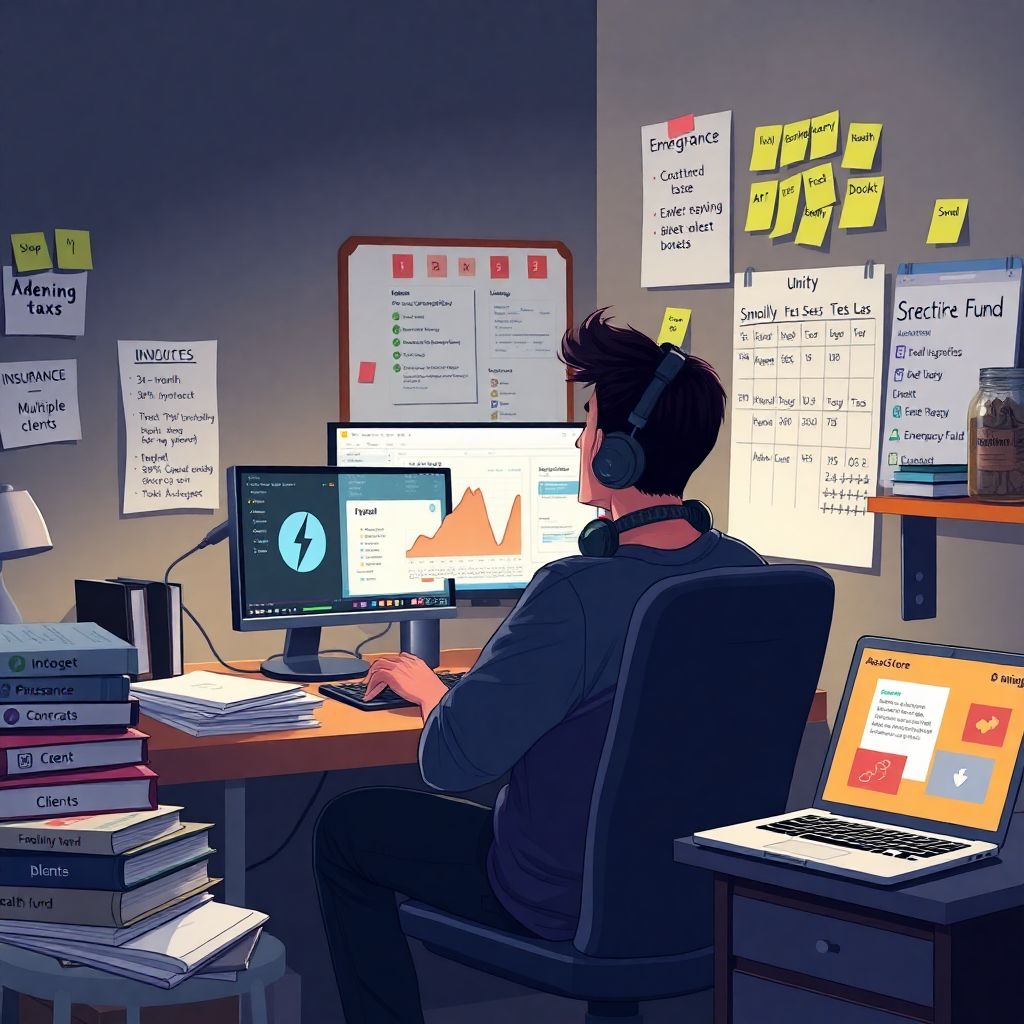 Financially secure plan for freelance game developers: key steps to stability