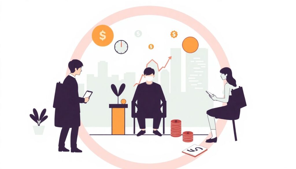 and debt payoff - иллюстрация