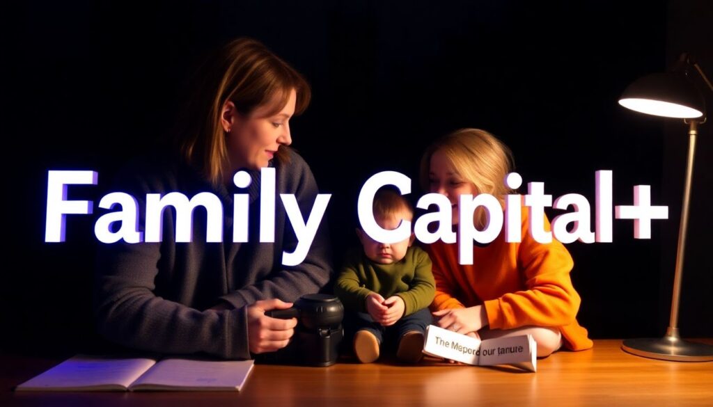 Saving for a family planning while investing for the future - иллюстрация