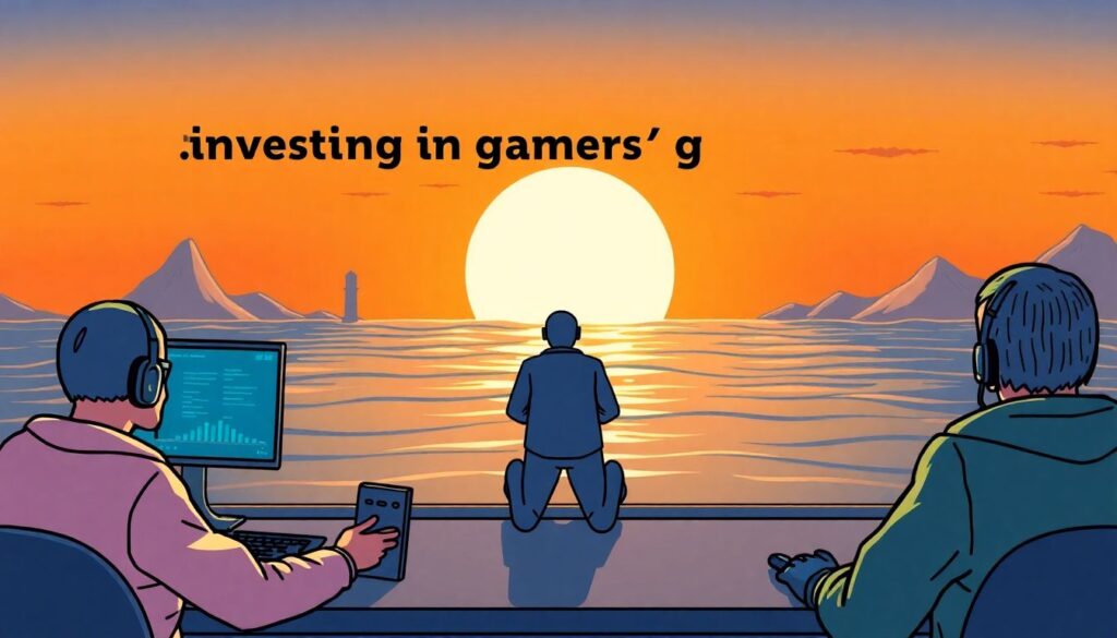 Planning a financially secure retirement with a gaming career - иллюстрация