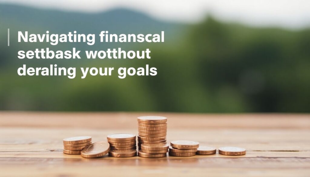 How to navigate financial setbacks without derailing goals - иллюстрация
