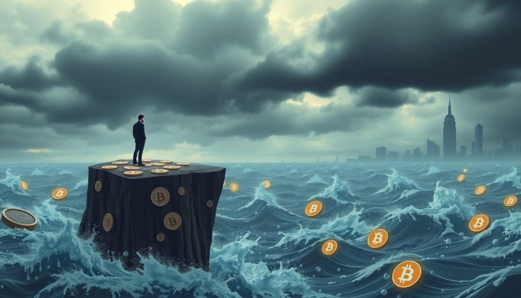 and risk for crypto trading - иллюстрация