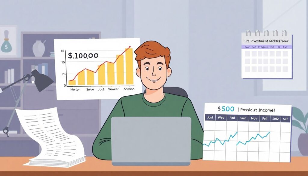 Concrete steps to hit your first investment milestone - иллюстрация