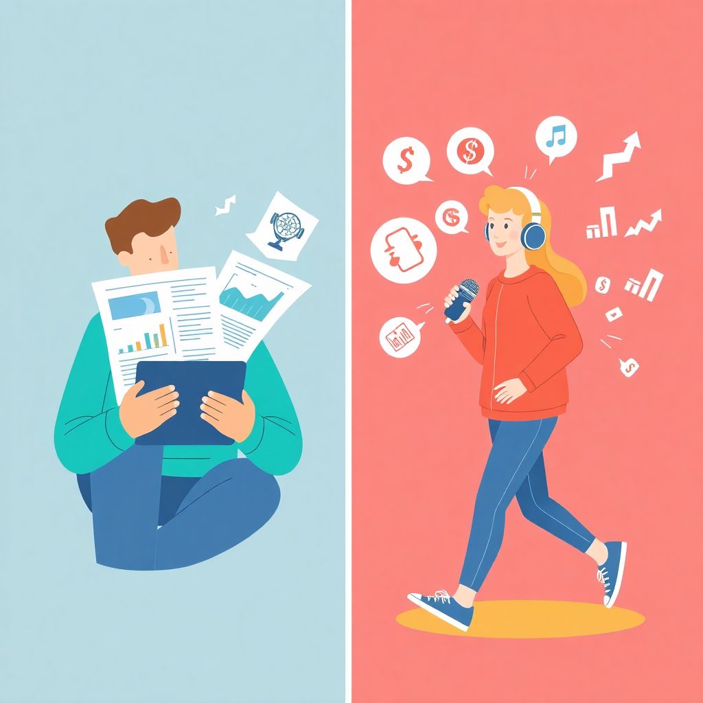 Improve financial knowledge with newsletters and podcasts for smarter money decisions