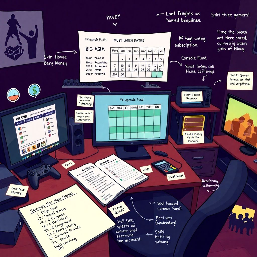 Planning for financial goals around major game releases and managing your budget