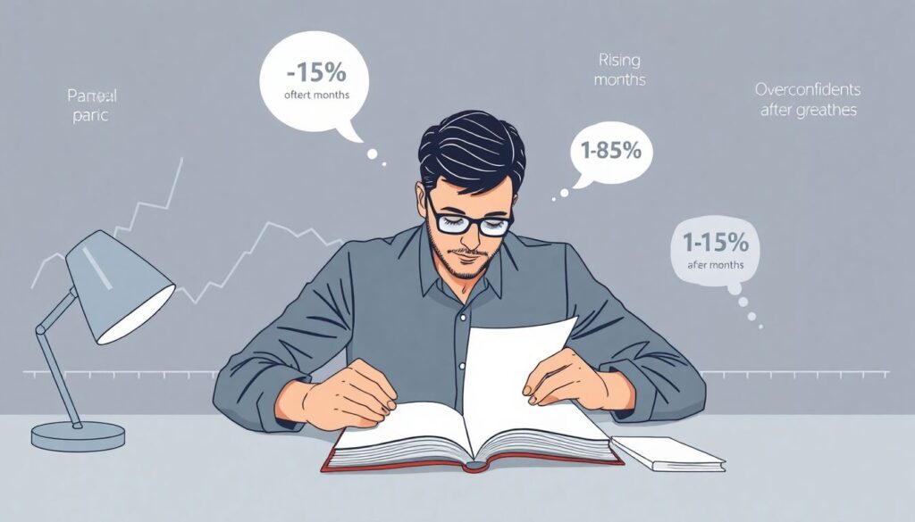 The psychology of investing: staying calm during market drops - иллюстрация