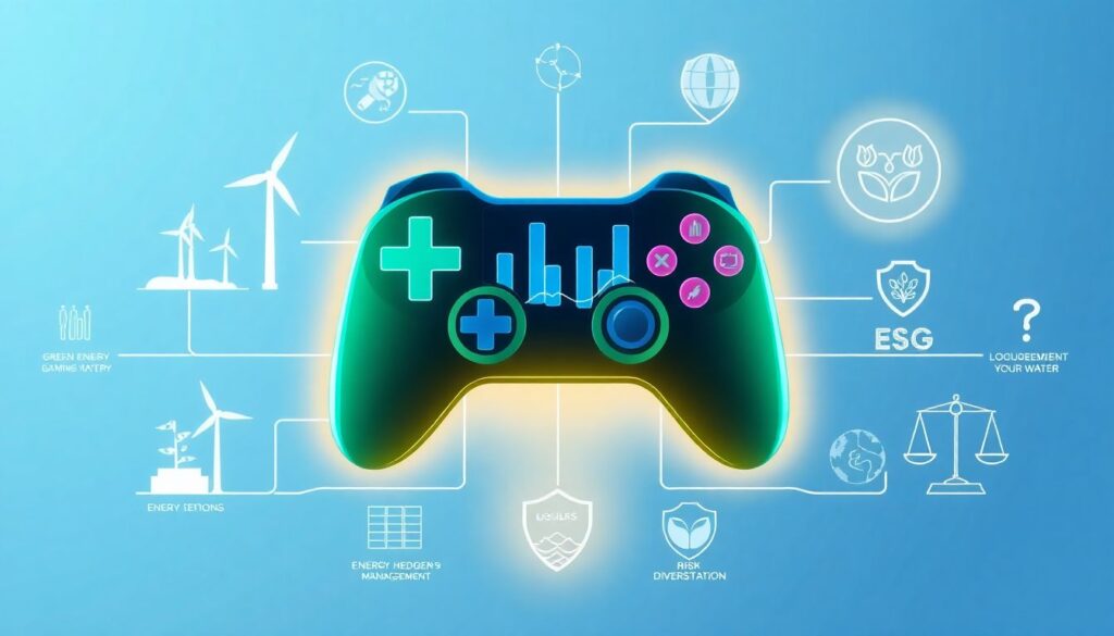 Investing in sustainable assets for responsible gamers - иллюстрация
