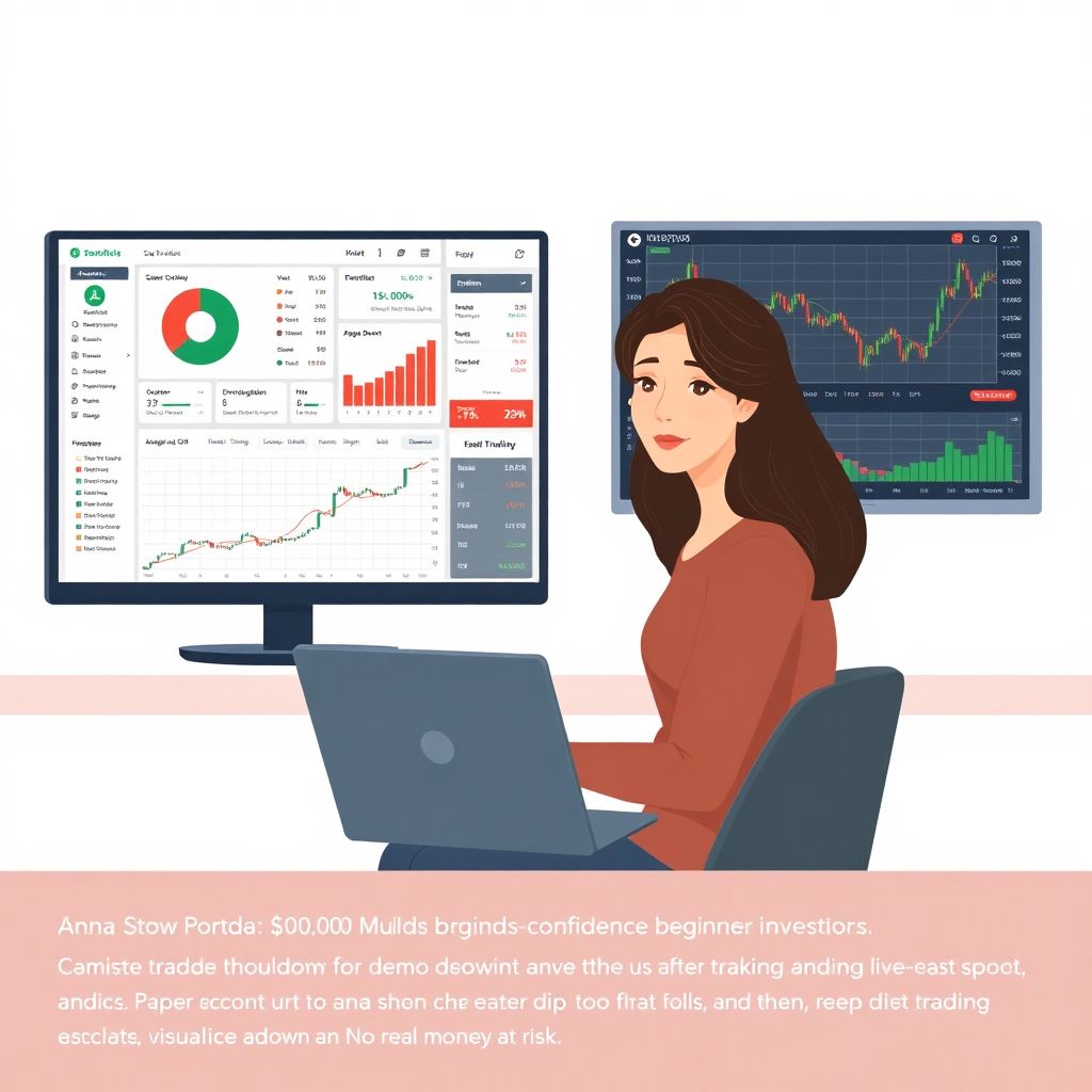 Gaining confidence in investing through simulated trading practice online