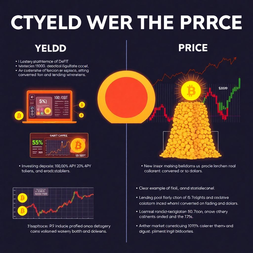 Yield vs price in crypto: essential concepts for smarter investing