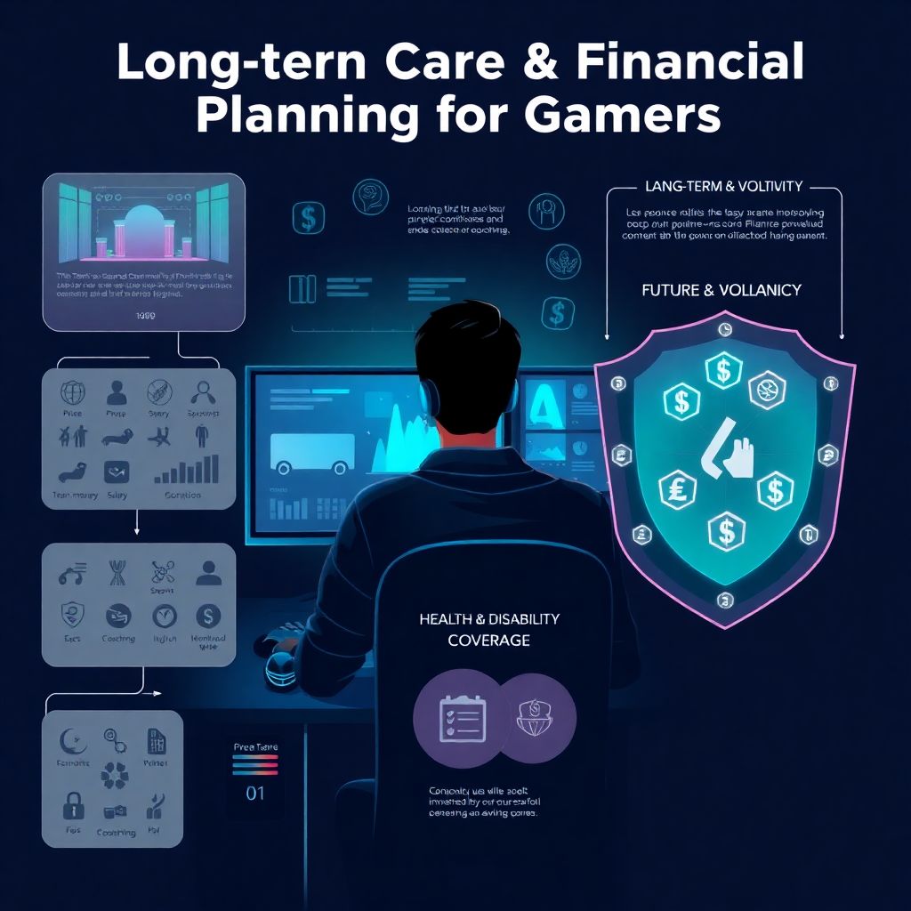 Gamer budgeting for long-term care and insurance planning strategies