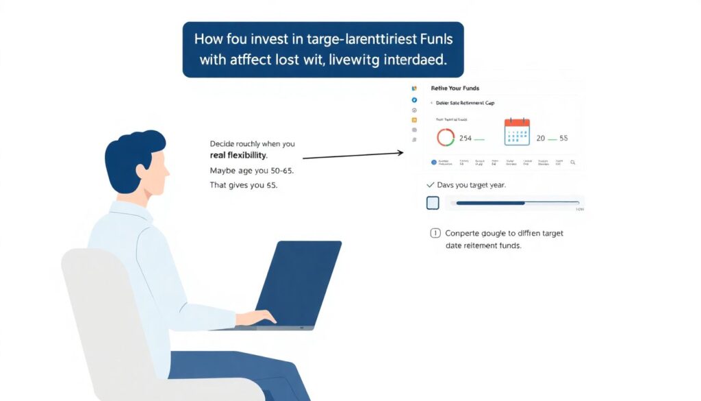 Gamer-focused retirement planning with target date funds - иллюстрация