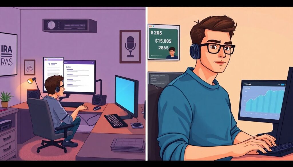 Gamer-focused retirement planning with target date funds - иллюстрация