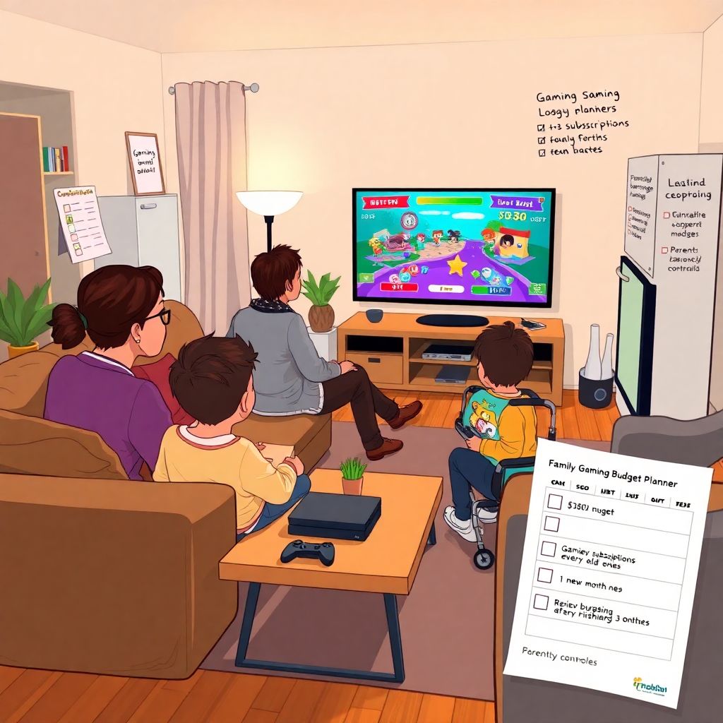 Gamer budgeting tips for families with special financial needs and goals