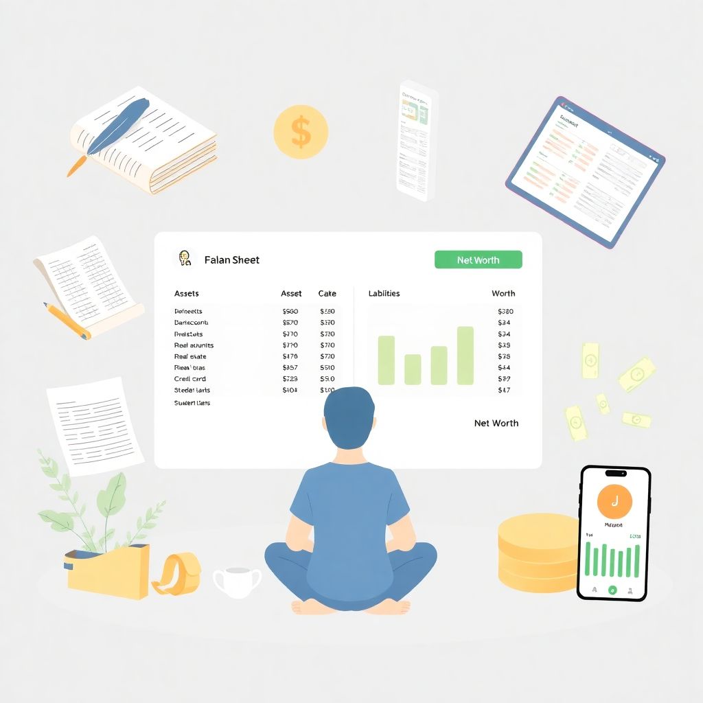 How to create a personal balance sheet and track net worth effectively
