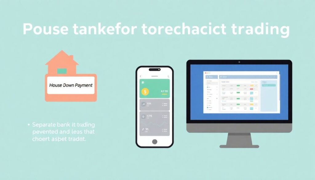 Practical tips for saving for a down payment while pursuing crypto gains - иллюстрация