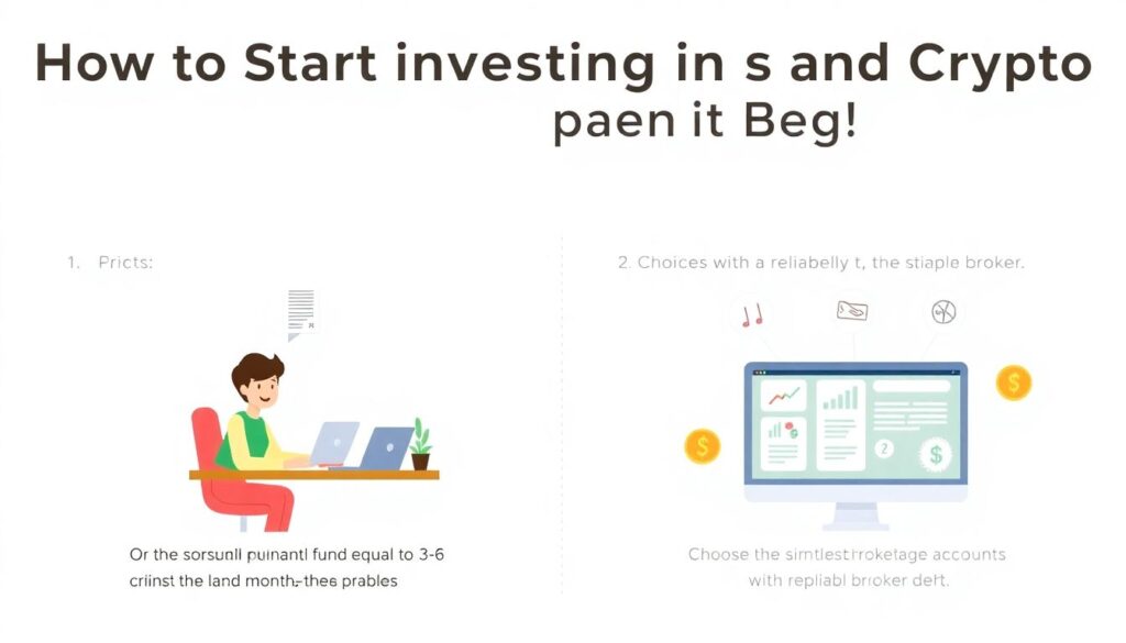 A practical guide to choosing between stocks and crypto for beginners - иллюстрация