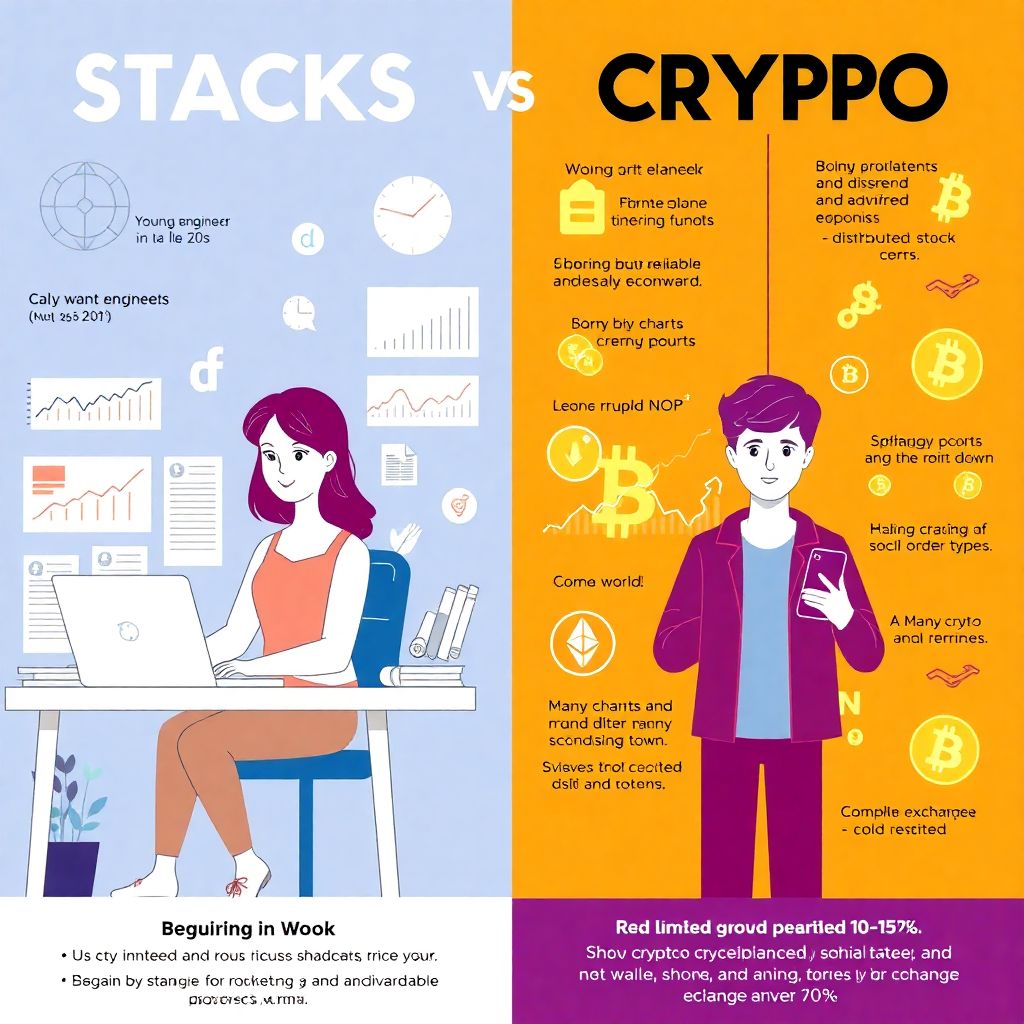 Beginner’s guide to choosing between stocks and crypto for smart investing