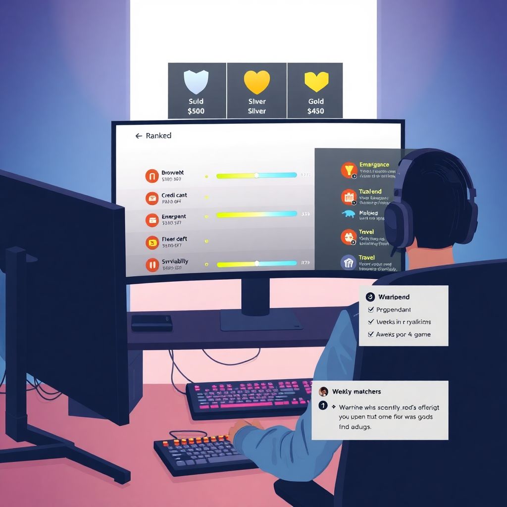 Grinding for goals: set financial objectives like your ranked game goals