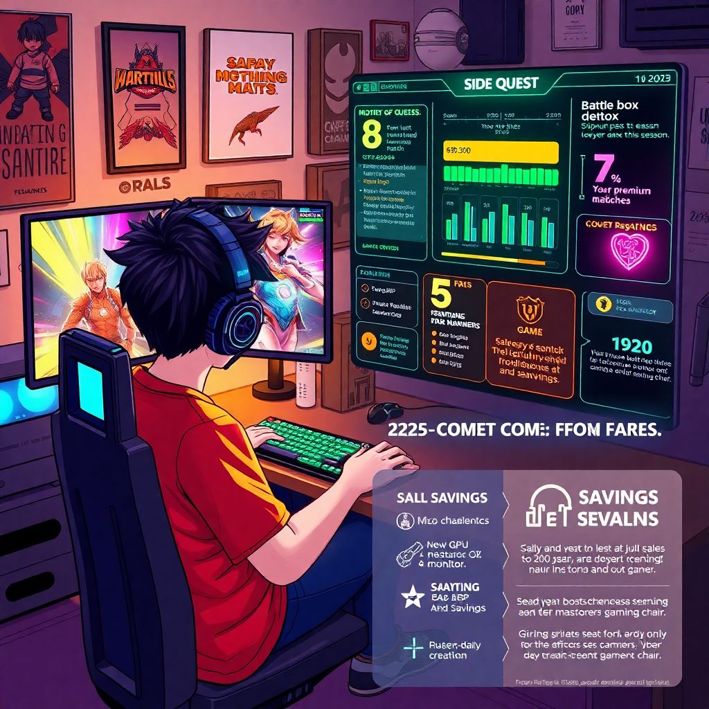 Savings side quests: fun micro-saving challenges for gamers on any budget