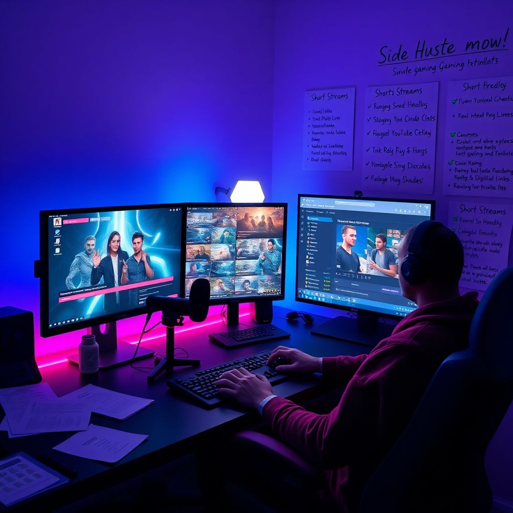 Side hustle ideas in gaming: practical steps to set up your profitable passion project