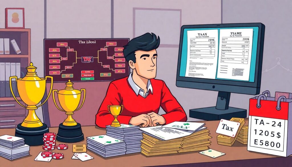 Tournament Winnings and Taxes: How to Handle Prize Money Like a Financial MVP - иллюстрация