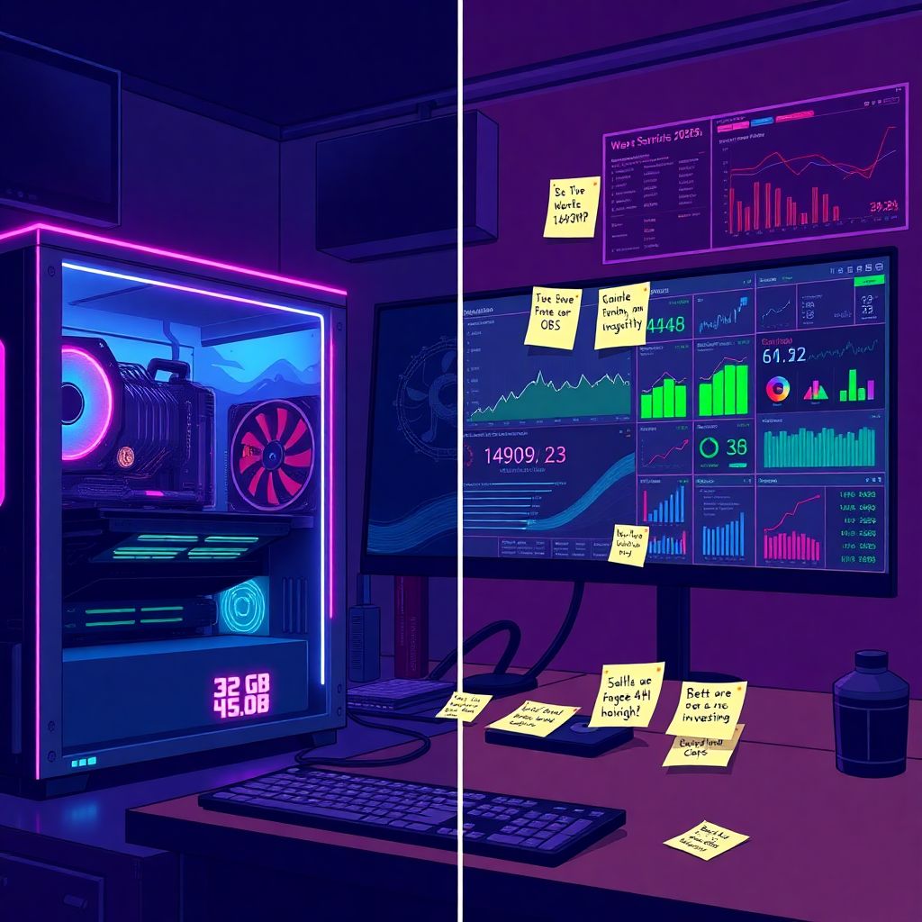 Pc upgrades vs portfolio upgrades: when to buy gear or invest your money