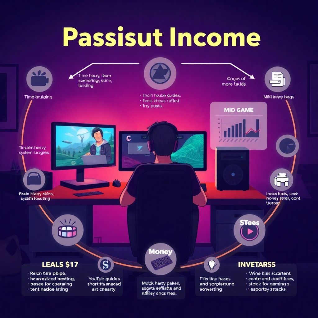 Passive income for gamers: side hustles and investments between matches