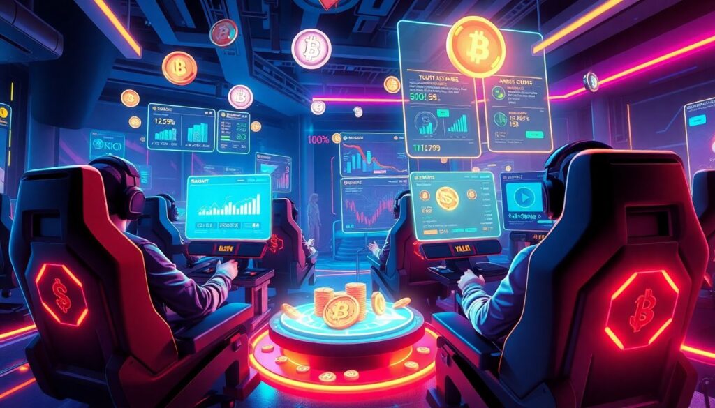 Crypto Staking and Yield for Gamers: Earning While You Sleep (and Grind) - иллюстрация