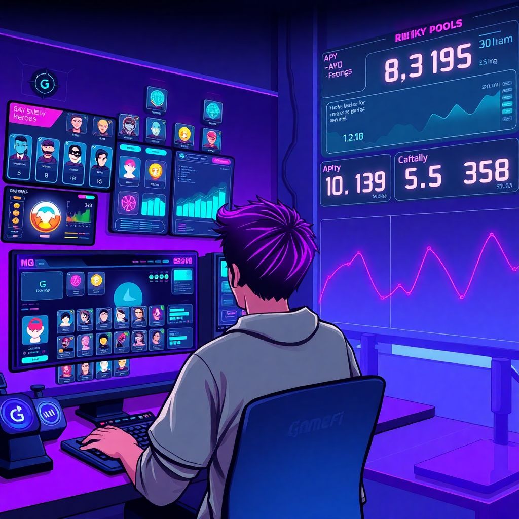 Crypto staking and yield for gamers: earn rewards while you sleep and grind