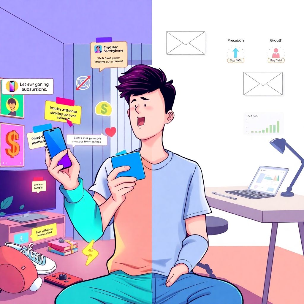 Short-term cash vs long-term goals: balance new releases and freedom