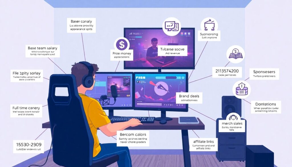 Creating a Financial Roadmap for Aspiring Pro Players and Full-Time Streamers - иллюстрация