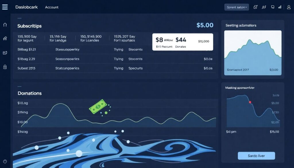 Streamer Income Breakdown: Managing Donations, Subs, and Sponsorships - иллюстрация